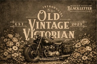 Elegant Old Vintage Victorian Font Design Ideas