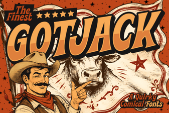 Gotjack Font - Bold Display Typeface for Creative Design Projects