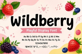 Wildberry Font: Elegant Script for Creative Design Projects