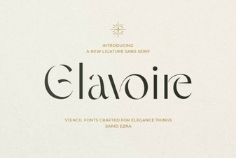 Elegant Glavoire Font for Creative Designs