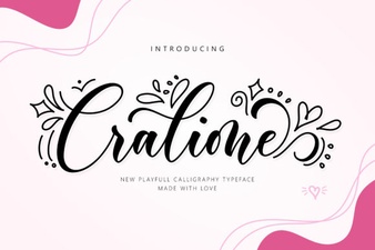 Cralione Script Font: Elegant Handwritten Typography for Creatives
