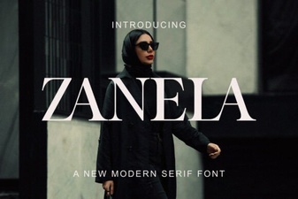 Zanela Font: a Bold Creative Typeface for Modern Design